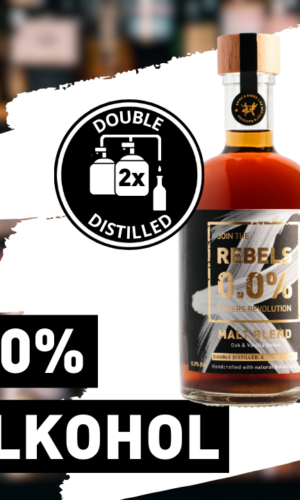 REBELS 0.0% MALT BLEND (500ml) - alkoholfreie Whiskey