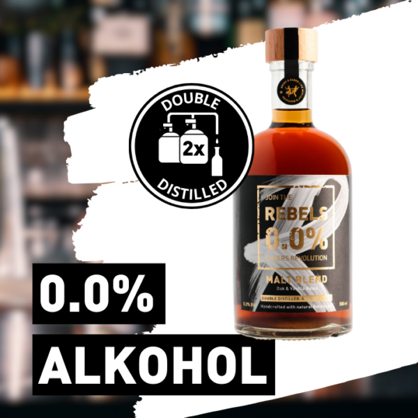 REBELS 0.0% MALT BLEND (500ml) - alkoholfreie Whiskey